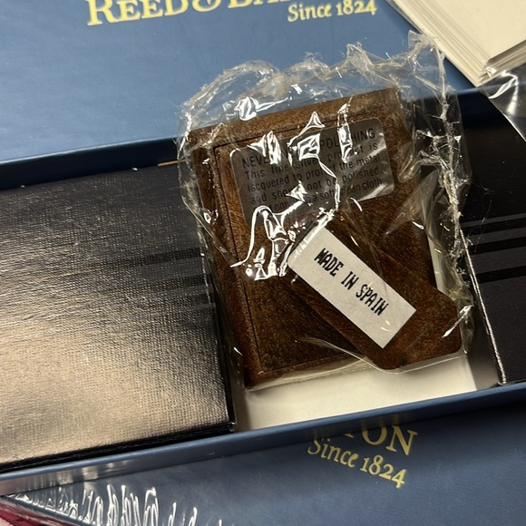 REED & BARTON STERLING SILVER PLACE CARDS - Picture 4 of 8